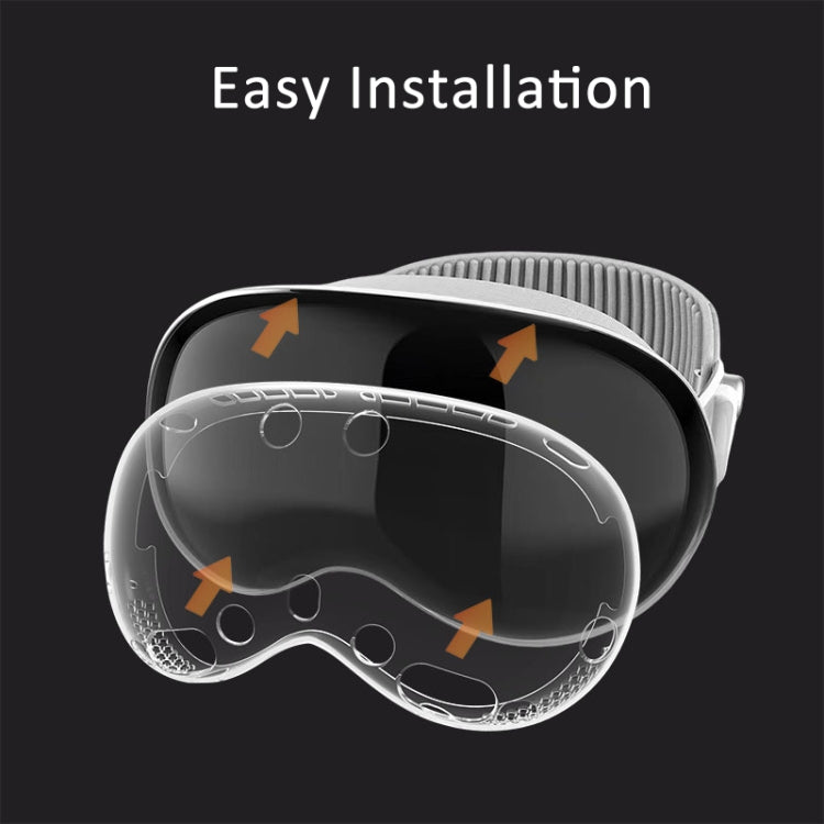 For Apple Vision Pro 4 In 1 Kit Lens Cover Battery Protection Case Accessories, Spec: A Style Orange - VR Accessories by PMC TechLife | Online Shopping South Africa | PMC TechLife | Buy Now Pay Later Mobicred