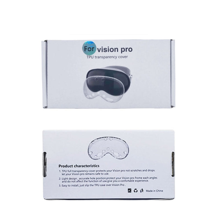 For Apple Vision Pro 4 In 1 Kit Lens Cover Battery Protection Case Accessories, Spec: B Style White Gray - VR Accessories by PMC TechLife | Online Shopping South Africa | PMC TechLife | Buy Now Pay Later Mobicred
