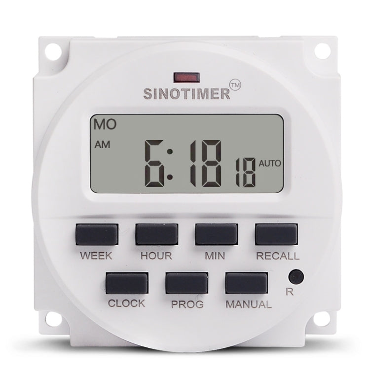 SINOTIMER TM618N-4 12V 7 Days Weekly Programmable Digital Electronic Timer Switch - Switch by SINOTIMER | Online Shopping South Africa | PMC TechLife | Buy Now Pay Later Mobicred