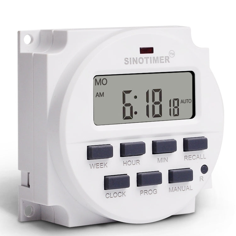 SINOTIMER TM618N-3 24V 7 Days Weekly Programmable Digital Electronic Timer Switch - Switch by SINOTIMER | Online Shopping South Africa | PMC TechLife | Buy Now Pay Later Mobicred