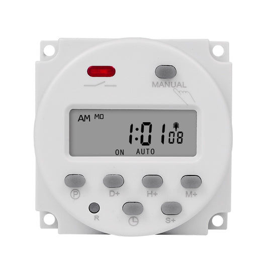 SINOTIMER CN101S-110V 1 Second Interval Digital LCD Timer Switch 7 Days Weekly Programmable Time Relay - Switch by SINOTIMER | Online Shopping South Africa | PMC Jewellery | Buy Now Pay Later Mobicred