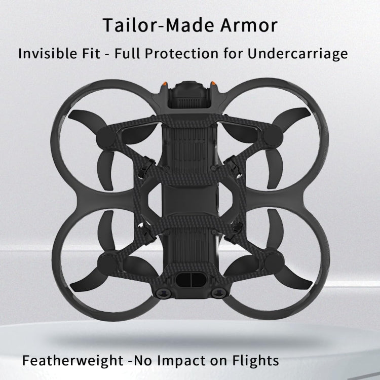 For DJI Avata 2 RCSTQ Chassis Armor Carbon Fiber Lightweight Protection Crash Bumper - free shipping - PMC TechLife - Order now!