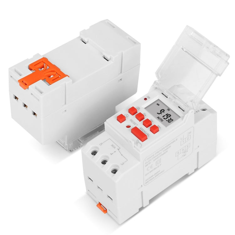 SINOTIMER TM919BK 85-265V AC 30A Programmable Digital Timer Switch Automatic Cycle Timing Controller - Switch by SINOTIMER | Online Shopping South Africa | PMC TechLife | Buy Now Pay Later Mobicred