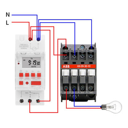 SINOTIMER TM919B-3 24V 30A Programmable Digital Timer Switch Automatic Cycle Timing Controller - Switch by SINOTIMER | Online Shopping South Africa | PMC Jewellery | Buy Now Pay Later Mobicred