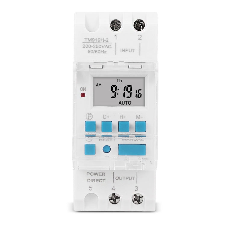 SINOTIMER TM919H-4 12V 16A DIN Rail 4 Pins Voltage Output Digital Switch Timer Automatic Cycle Timing Controller - Switch by SINOTIMER | Online Shopping South Africa | PMC TechLife | Buy Now Pay Later Mobicred