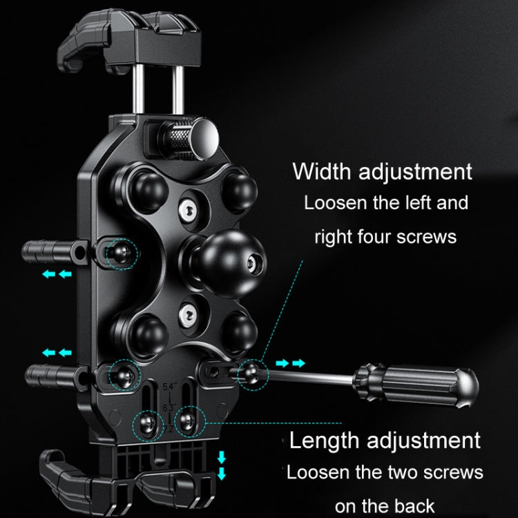 Kewig Motorcycle Octopus Holder Anti-Theft Motorcycle Cell Phone Mounts, Model: M26-C3 - Holder by Kewig | Online Shopping South Africa | PMC TechLife | Buy Now Pay Later Mobicred