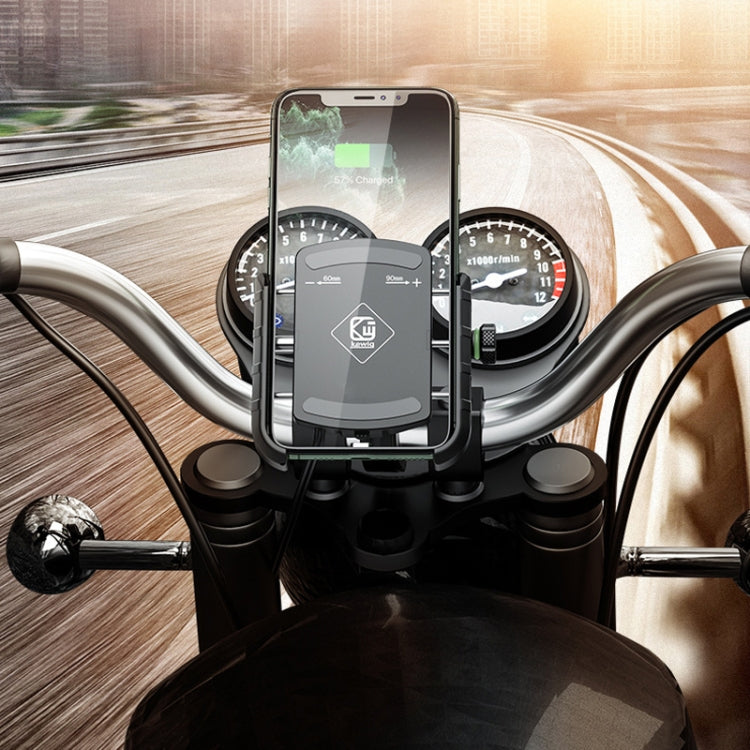 Kewig M8S Bicycle Aluminum Navigation Mount Outdoor Cycling Cell Phone Holder(Silver) - Holder by Kewig | Online Shopping South Africa | PMC TechLife | Buy Now Pay Later Mobicred