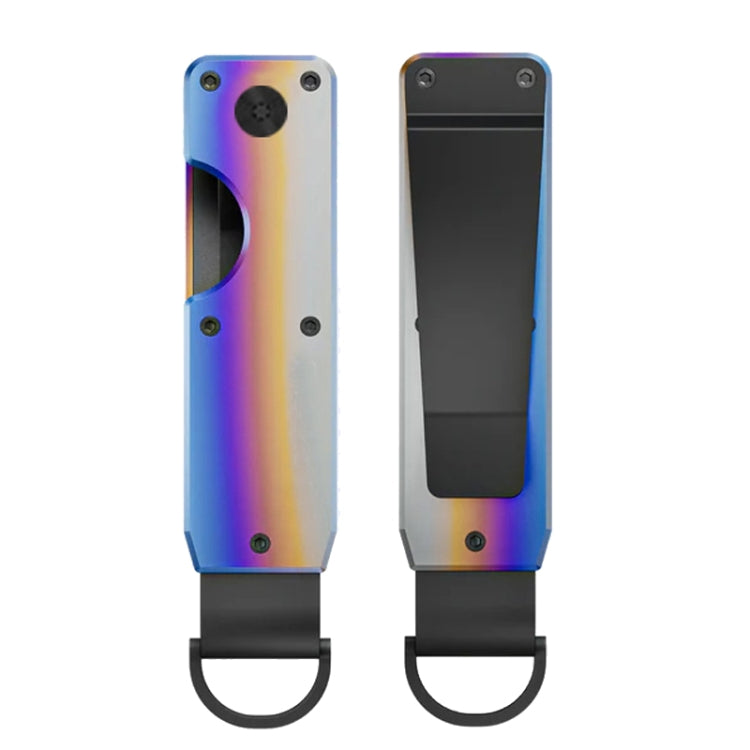 Compact Key Organizer Metal Key Chain Can Hold 2-6 Keys Red Forged Carbon - Key Rings by PMC TechLife | Online Shopping South Africa | PMC TechLife | Buy Now Pay Later Mobicred