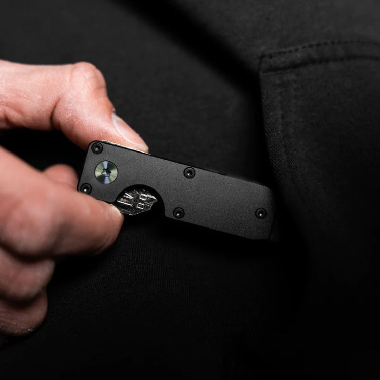 Compact Key Organizer Metal Key Chain Can Hold 2-6 Keys Carbon Fiber - Key Rings by PMC TechLife | Online Shopping South Africa | PMC TechLife | Buy Now Pay Later Mobicred