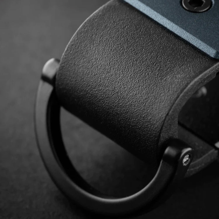 Compact Key Organizer Metal Key Chain Can Hold 2-6 Keys Black Forged Carbon - Key Rings by PMC TechLife | Online Shopping South Africa | PMC TechLife | Buy Now Pay Later Mobicred