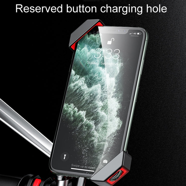 Kewig Bicycle 2 Claws Navigation Bracket Outdoor Cycling Cell Phone Holder With Safety Lock, Model: M12-B - Holder by Kewig | Online Shopping South Africa | PMC TechLife | Buy Now Pay Later Mobicred