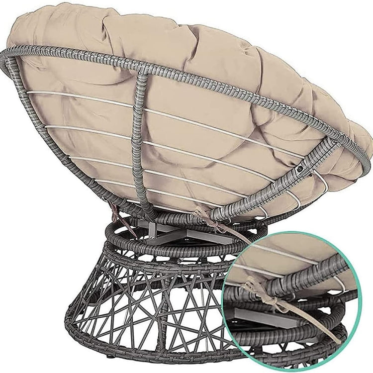 130x130cm Multifunctional Round Thickened Soft Hammock Cradle Cushion(White) - free shipping - PMc TechLife - Order now!