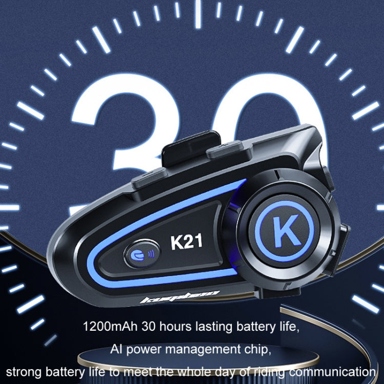 KUQIBAO Motorcycle Helmet Long-lasting Waterproof Bluetooth-compatible Headset with Light(Soft Microphone) - free shipping - PMC TechLife - Order now!
