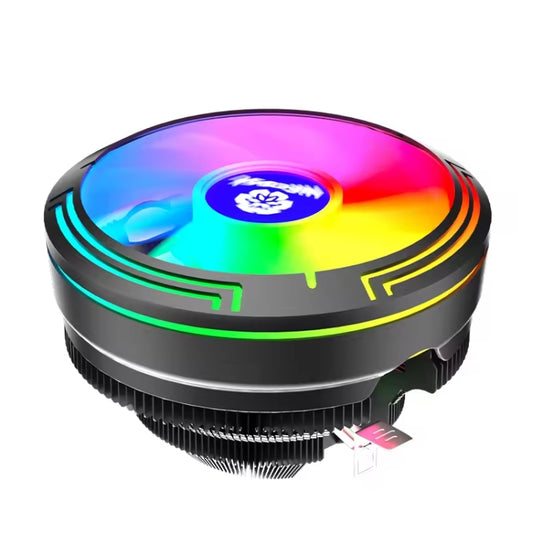 COOLMOON Ice Blade W120 LED Colorful Light 4Pin Cooler Desktop CPU Cooling Fan - Fan Cooling by COOLMOON | Online Shopping South Africa | PMC Jewellery | Buy Now Pay Later Mobicred