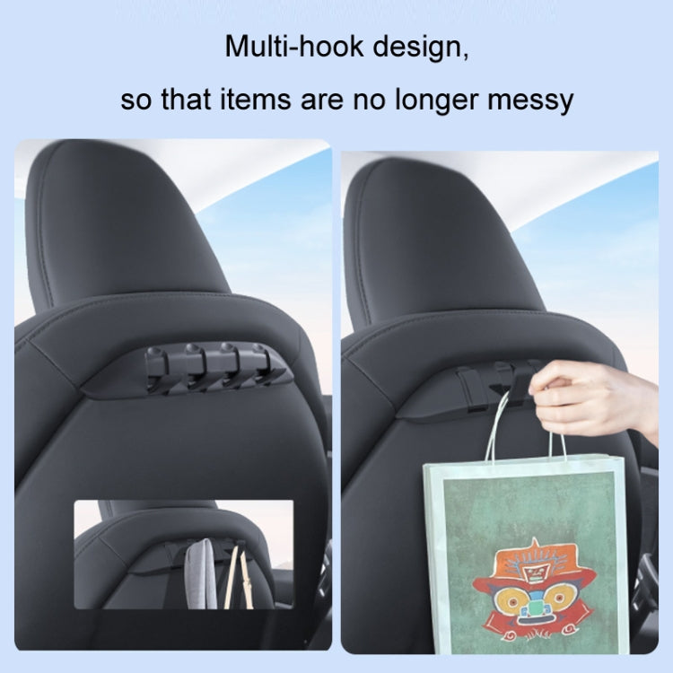 2pcs For Tesla ModelY/3 Seat Back Hook Bracket - Auto Fastener & Clips by PMC TechLife | Online Shopping South Africa | PMC TechLife | Buy Now Pay Later Mobicred