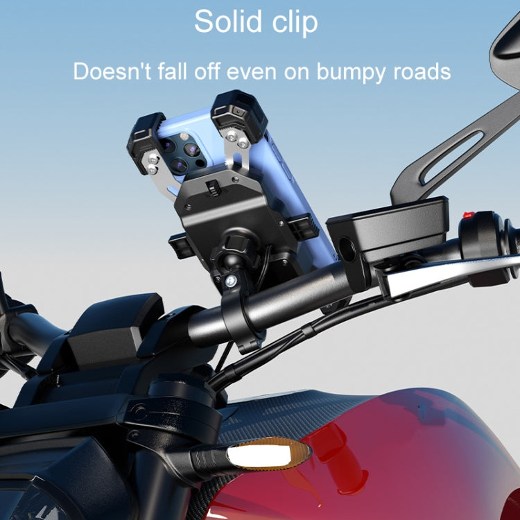 Kewig Motorcycle Navigation Phone Holder Outdoor Riding Charging Bracket, Model: M11-G2-A3 - free shipping - PMC TechLife - Order now!