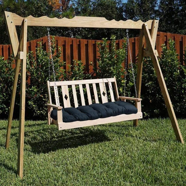 100x50x8cm Outdoor Bench Waterproof Sunscreen Thickened Soft Cushion(Navy Blue) - Cushions & Pillows by PMc TechLife | Online Shopping South Africa | PMc TechLife | Buy Now Pay Later Mobicred