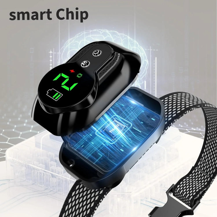 Anti-False Triggering Dog Bark Collar Waterproof Bark Stopper with 5 Adjustable Sensitivity(Black) - Training Aids by PMC TechLife | Online Shopping South Africa | PMC TechLife | Buy Now Pay Later Mobicred