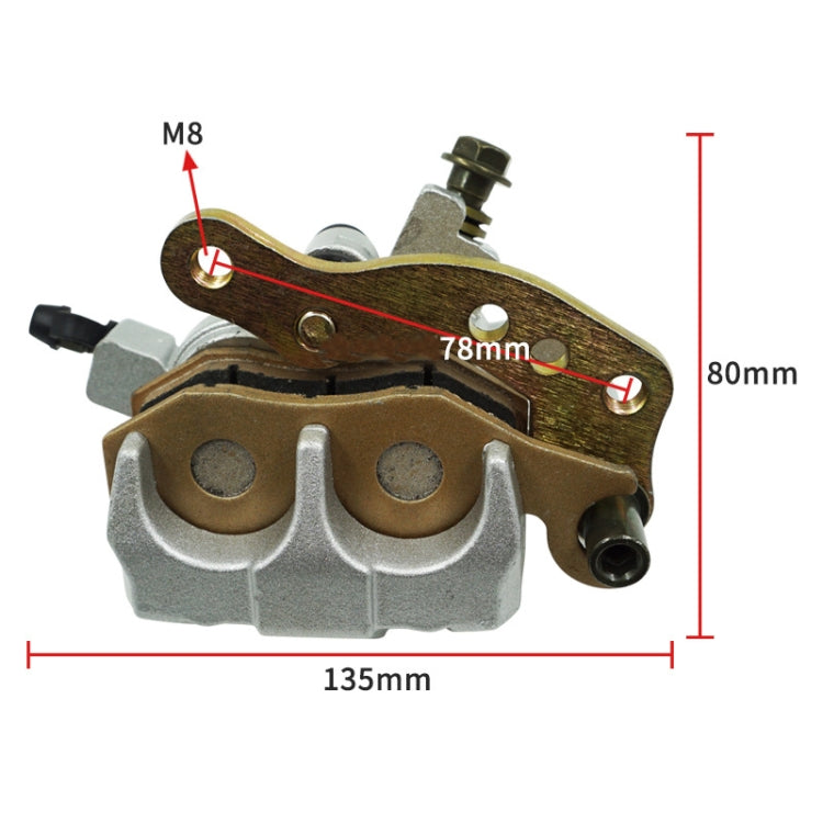 For Kawasaki Lower Pump Disc Brake Assembly(Right) - Motorbike Brakes by PMC TechLife | Online Shopping South Africa | PMC TechLife | Buy Now Pay Later Mobicred