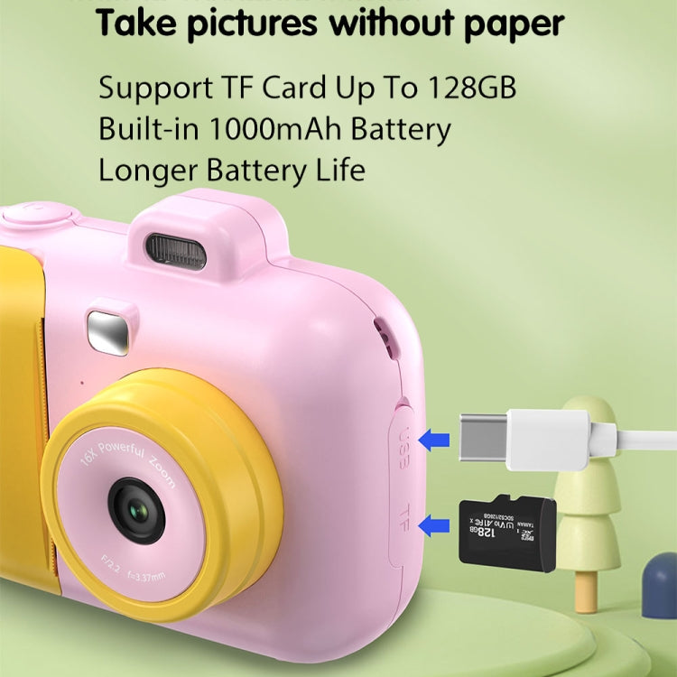 2.4-Inch Smart Digital Kids Thermal Printing Camera With Printing Paper, Color: 503J Blue Fixed Focus - Children Cameras by PMC TechLife | Online Shopping South Africa | PMC TechLife | Buy Now Pay Later Mobicred