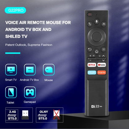 2.4G Wireless Flying Mouse Bluetooth Voice Remote Control for TV/Set-top Box/Projector - Universal by PMC Jewellery | Online Shopping South Africa | PMC Jewellery | Buy Now Pay Later Mobicred