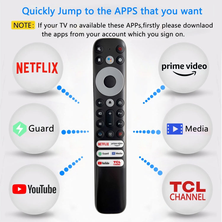 For TCL FMR1 Infrared Smart TV Remote Control - TV by PMc TechLife | Online Shopping South Africa | PMc TechLife | Buy Now Pay Later Mobicred