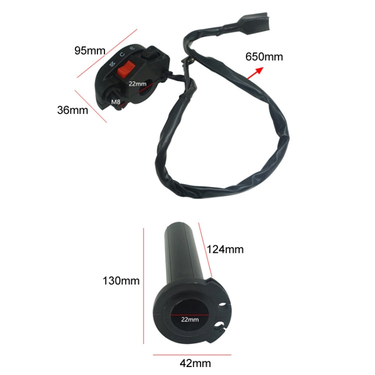 For Kawasaki Motorcycle Combination Handlebar Start Stop Switch - Electrical System by PMC Jewellery | Online Shopping South Africa | PMC Jewellery | Buy Now Pay Later Mobicred