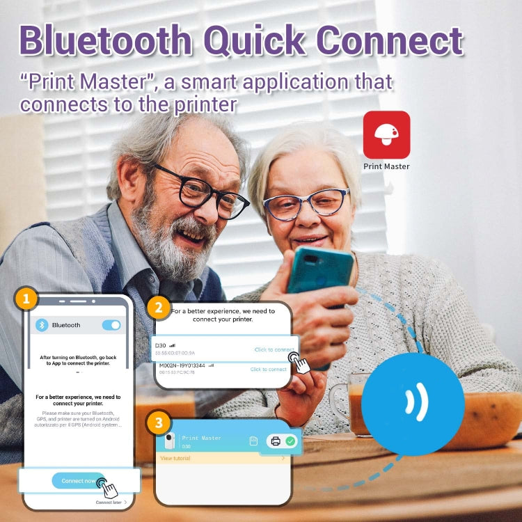 Phomemo D30 Thermal Label Printer Portable Bluetooth Mini Label Maker Machine With 3 Rolls Paper Green - free shipping - PMC TechLife - Order now!