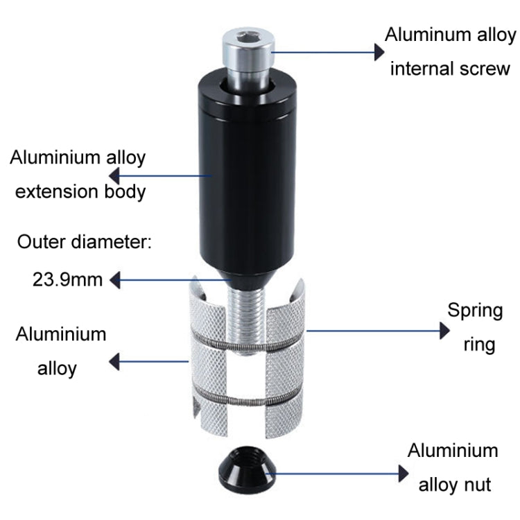 Bicycle Hidden Handlebar Lifter Mountain Bike Handlebar Riser Fork Tap, Style: Short - Others by PMC TechLife | Online Shopping South Africa | PMC TechLife | Buy Now Pay Later Mobicred