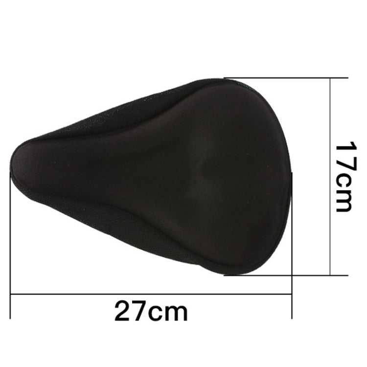 Mountain Bike Silicone Saddle Cover Cycling Stereo Saddle Gear(Black) - Bicycle Saddle by PMC TechLife | Online Shopping South Africa | PMC TechLife | Buy Now Pay Later Mobicred