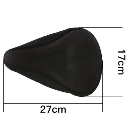 Mountain Bike Silicone Saddle Cover Cycling Stereo Saddle Gear(Black) - Bicycle Saddle by PMC Jewellery | Online Shopping South Africa | PMC Jewellery | Buy Now Pay Later Mobicred