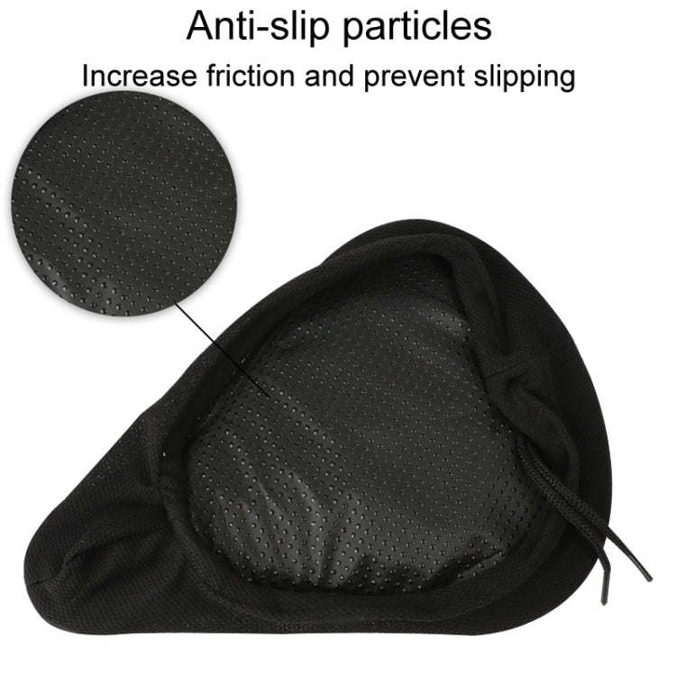 Mountain Bike Silicone Saddle Cover Cycling Stereo Saddle Gear(Black) - Bicycle Saddle by PMC TechLife | Online Shopping South Africa | PMC TechLife | Buy Now Pay Later Mobicred