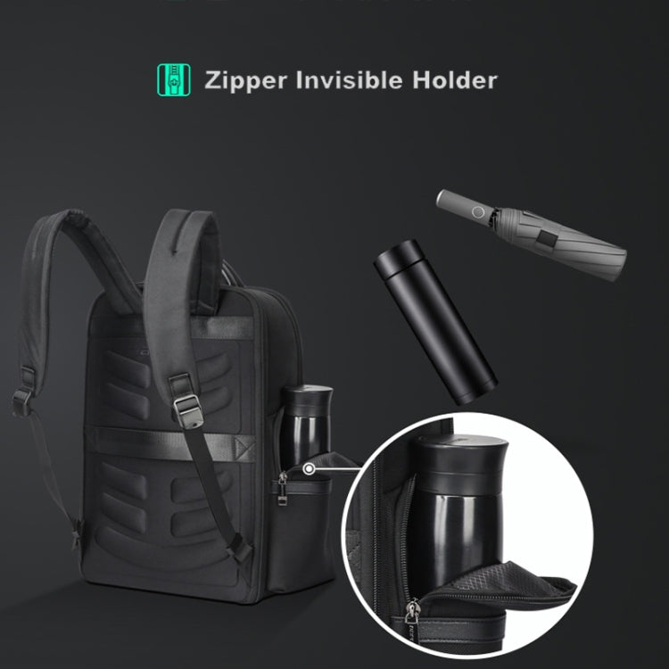 Bopai 61-120511 arge-capacity Travel Business Laptop Backpack With USB+Type-C Port(Black) - free shipping - PMC Jewellery - Order now!