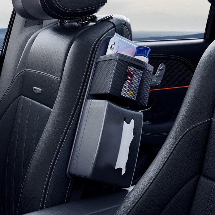 Car Tissue Box Multifunctional Storage Hanging Bag(Black) - Stowing Tidying by PMC TechLife | Online Shopping South Africa | PMC TechLife | Buy Now Pay Later Mobicred