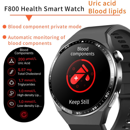 F800 Wellness Smart Watch Blood Pressure ECG Electrocardiogram SOS Alarm Pedometer Sports Watch, Color: Black Bamboo Knot - Sport Watches by PMC Jewellery | Online Shopping South Africa | PMC Jewellery | Buy Now Pay Later Mobicred