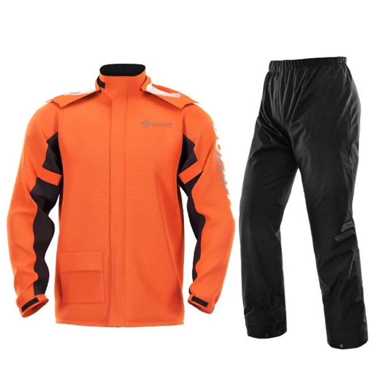 SULAITE Outdoor Motorcycle Riding Full Body Split Raincoat Suit, Size: L(Orange) - free shipping - PMC TechLife - Order now!
