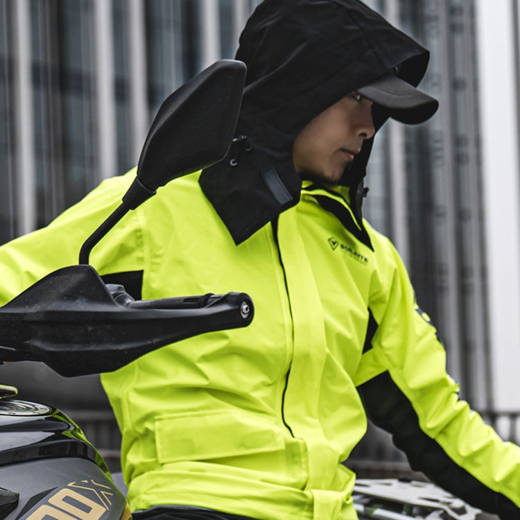 SULAITE Outdoor Motorcycle Riding Full Body Split Raincoat Suit, Size: L(Black) - free shipping - PMC TechLife - Order now!