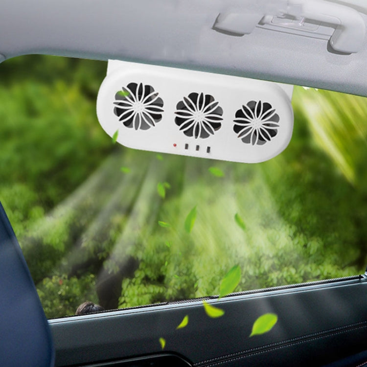 USB Plug-In Car Window Exhaust Fan Car Air Circulation Cooling Ventilation Fan, Color: White - Heating & Fans by PMC TechLife | Online Shopping South Africa | PMC TechLife | Buy Now Pay Later Mobicred