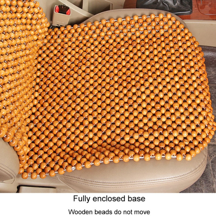 Car Wood Beaded Cushion Universal Car Seat Cover Summer Interior Supply(Red) - Seat Accessories by PMC TechLife | Online Shopping South Africa | PMC TechLife | Buy Now Pay Later Mobicred