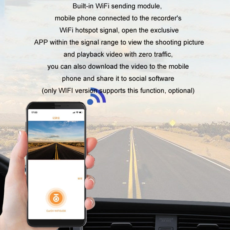 Android ADAS HD Night Vision 1080P USB Driving Recorder, Model: Dual Lens(16G Memory Card) - Car DVRs by PMC TechLife | Online Shopping South Africa | PMC TechLife | Buy Now Pay Later Mobicred