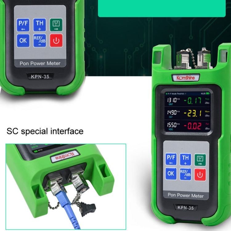 Komshine KPN-35 High Precision PON Optical Power Meter 1310/1490/1550nm Fiber Tester(SC/UPC Interface) - Fiber Optic Test Pen by Komshine | Online Shopping South Africa | PMC Jewellery | Buy Now Pay Later Mobicred