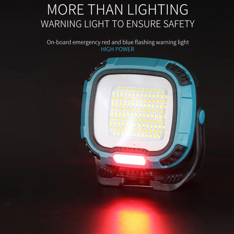 COB Work Lilight Type-C Charging Outdoor Lighting Floodlight(W892-1 Blue Without Battery) - Camping Lighting by PMC Jewellery | Online Shopping South Africa | PMC Jewellery | Buy Now Pay Later Mobicred