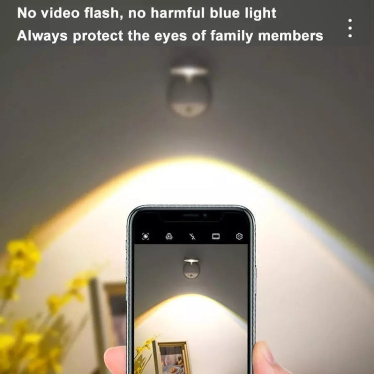 Rechargeable LED Motion Sensor Wireless Spotlight Dimmable Picture Light 2000mAH(Black) - Sensor LED Lights by PMC TechLife | Online Shopping South Africa | PMC TechLife | Buy Now Pay Later Mobicred