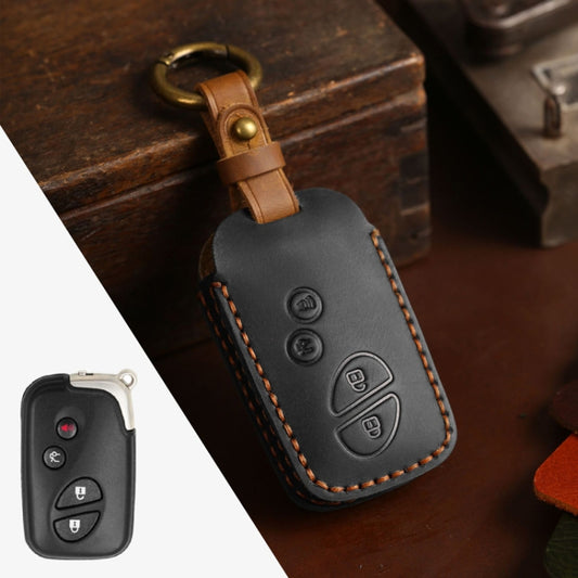 For Lexus RX270/ES240/LX570 Hallmo Car Key Cover, Color: 4 Keys Black - Car Key Cases by Hallmo | Online Shopping South Africa | PMC Jewellery | Buy Now Pay Later Mobicred