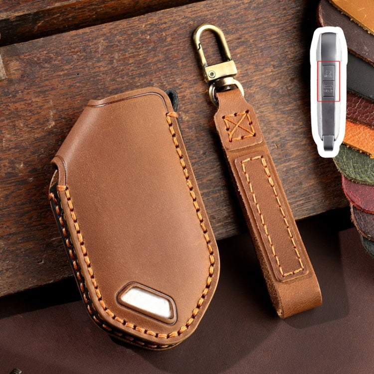 For Kia 2024 Hallmo Car Key Protective Cover, Color: 6 Keys Brown - Car Key Cases by Hallmo | Online Shopping South Africa | PMC TechLife | Buy Now Pay Later Mobicred