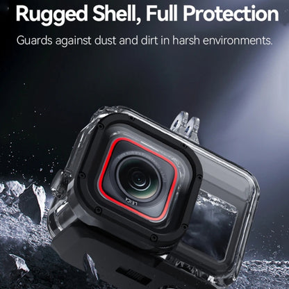 For Insta360 Ace Pro Camera TELESIN 45m Waterproof Case Underwater Diving Housing Cover - Case & Bags by TELESIN | Online Shopping South Africa | PMC Jewellery | Buy Now Pay Later Mobicred