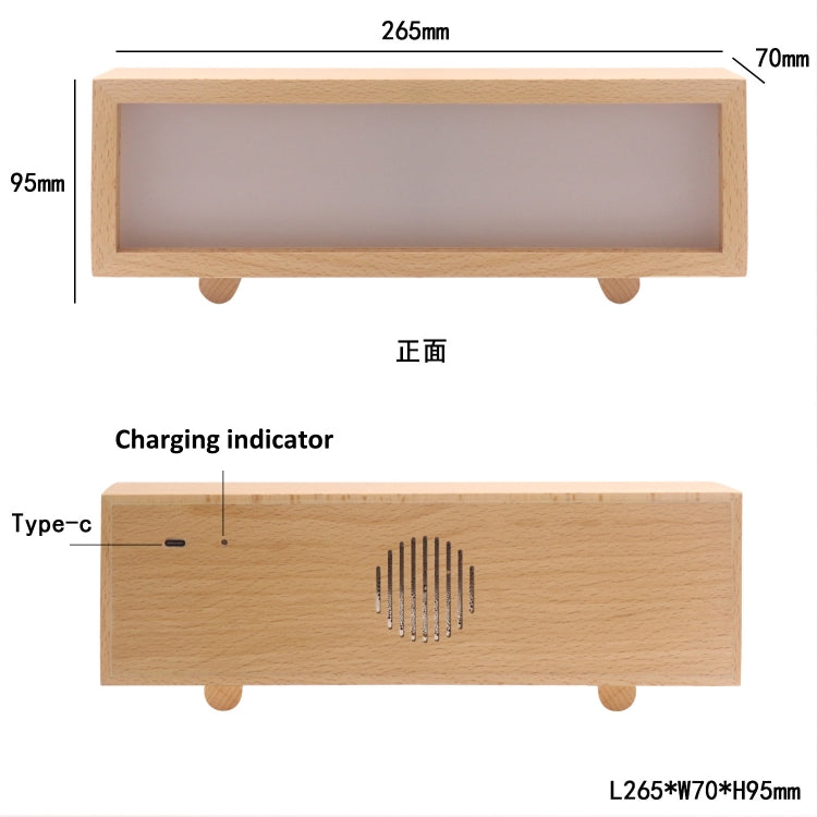 Bluetooth Music Wooden Acrylic Atmosphere Lightbox Decoration Painting Night Light - Night Lights by PMc TechLife | Online Shopping South Africa | PMc TechLife | Buy Now Pay Later Mobicred