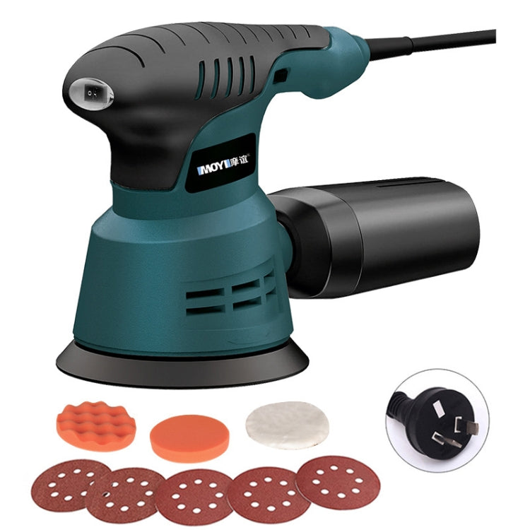 8pcs /Set AU Plug MOYI Small Polishing Sandpaper Machine Woodworking Electric Disc Sander - free shipping - PMc TechLife - Order now!