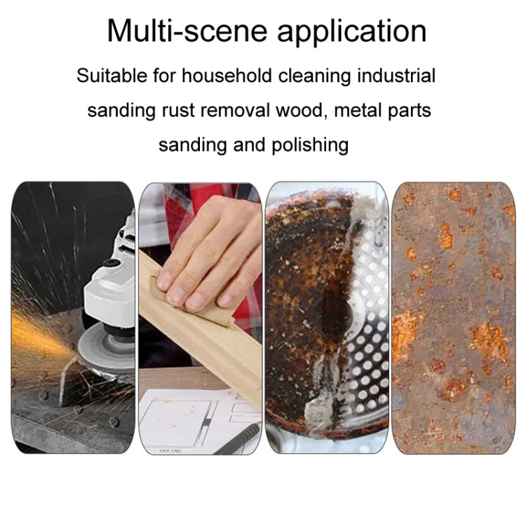 100# Woodworking Polishing Metal Rust Removal Wet And Dry Sponge Sandpaper - Abrasive Tools & Accessories by PMC TechLife | Online Shopping South Africa | PMC TechLife | Buy Now Pay Later Mobicred