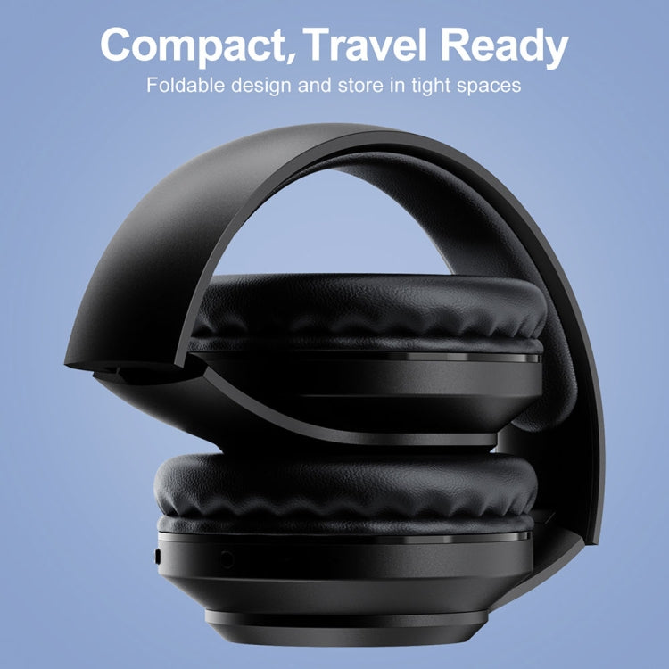 X5 Portable Digital Display Folding Headset FM Radio Headphones, Color: Charging Black - Radio Player by PMC TechLife | Online Shopping South Africa | PMC TechLife | Buy Now Pay Later Mobicred
